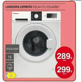 Milar Lavadora Corbero Eclav721-eclav821 oferta