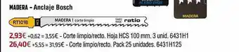 Cadena88 Madera Anclaje Bosch oferta