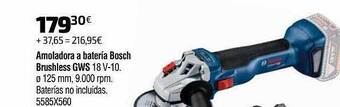 Cadena88 Amoladora A Batería Bosch Brushless Gws oferta