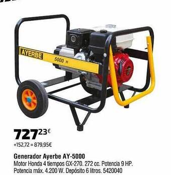Cadena88 Generador Ayerbe Ay-5000 oferta