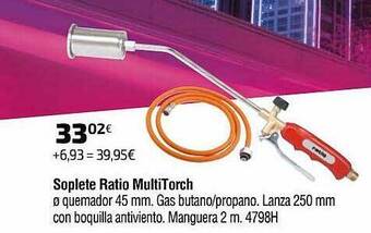 Cadena88 Soplete Ratio Multitorch oferta