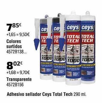 Cadena88 Adhesivo Sellador Ceys Total Tech oferta