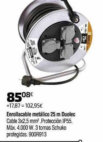 Cadena88 Enrollacable Metálico 25 M Duolec oferta