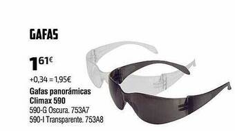 Cadena88 Gafas Panorámicas Climax 590 oferta