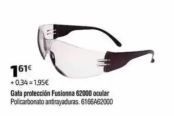Cadena88 Gafa Protección Fusionna 62000 Ocular oferta