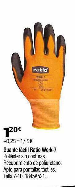 Cadena88 Guante Táctil Ratio Work-7 oferta
