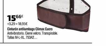 Cadena88 Cinturón Antilumbago Climax Cuero oferta