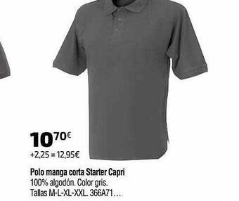 Cadena88 Polo Manga Corta Starter Capri oferta