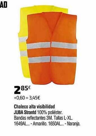 Cadena88 Chaleco Alta Visibilidad Juba Strantd oferta