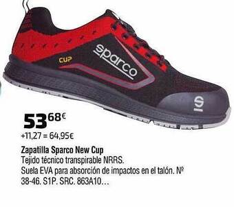 Cadena88 Zapatilla Sparco New Cup oferta