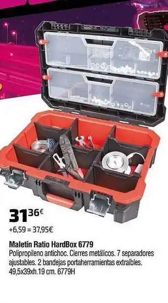 Cadena88 Maletín Ratio Hardbox 6779 oferta