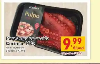 Pata De Pulpo Cocido Cocimar