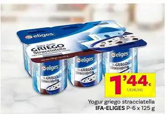 Supermercados Dani Yogur Griego Stracciatella Ifa-eliges P-6 oferta