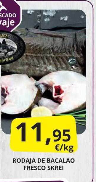 Supermercados MAS Rodaja De Bacalao Fresco Skrei oferta