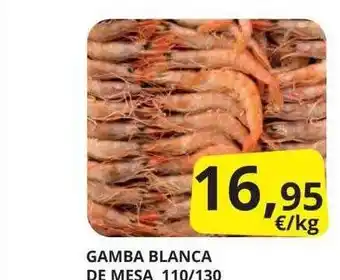 Supermercados MAS Gamba Blanca De Mesa 110-130 oferta