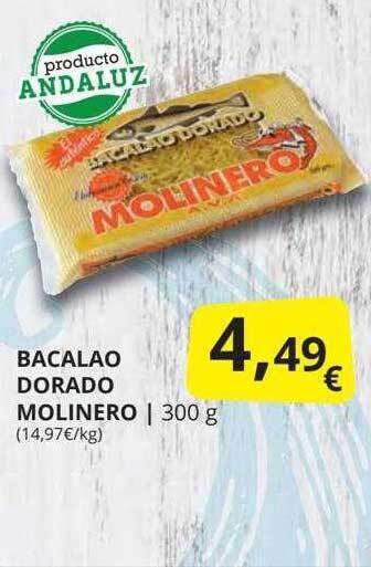 Supermercados MAS Bacalao Dorado Molinero oferta