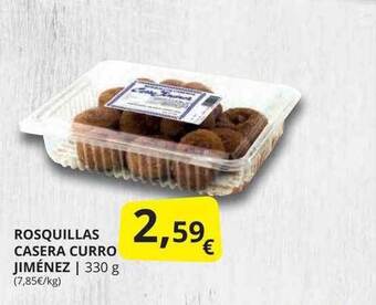 Supermercados MAS Rosquillas Casera Curro Jiménez oferta