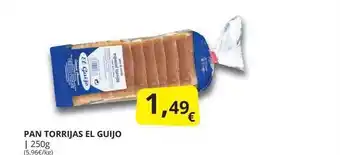 Supermercados MAS Pan Torrijas El Guijo oferta