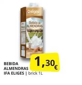 Supermercados MAS Bebida Almendras Ifa Eliges oferta