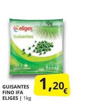 Supermercados MAS Guisantes Fino Ifa Eliges oferta