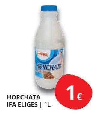 Supermercados MAS Horchata Ifa Eliges oferta