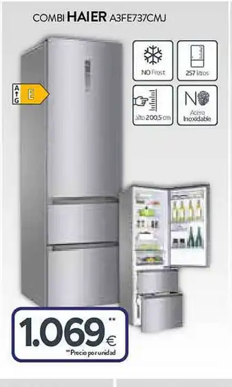 Tien 21 Combi Haier A3fe737cmj oferta