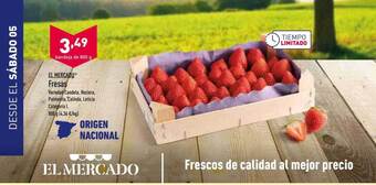 ALDI El Mercado Fresas oferta
