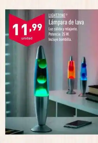 ALDI Lightzone Lámpara De Lava oferta