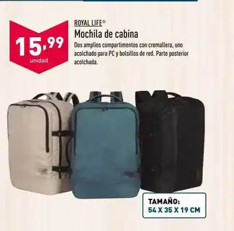 ALDI Royal Life Mochila De Cabina oferta