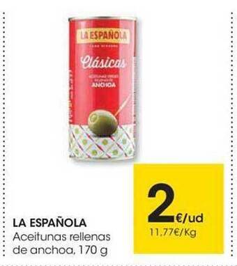 Eroski La Española Aceitunas Rellenas De Anchoa oferta