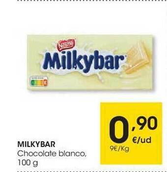 Eroski Milkybar Chocolate Blanco oferta