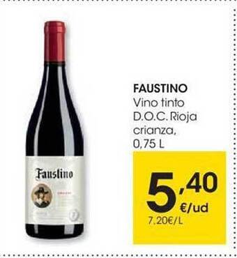 Eroski Faustino Vino Tinto D.o.c. Rioja Crianza oferta