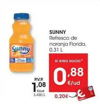 Eroski Sunny Refresco De Naranja Florida oferta