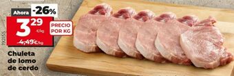 Maxi Dia Chuletas de lomo de cerdo oferta