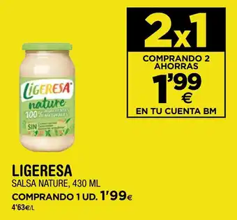BM Supermercados Salsas ligeresa oferta