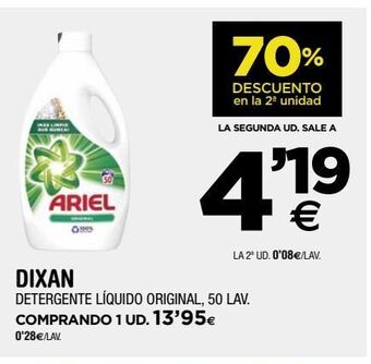 BM Supermercados Detergente líquido ariel oferta