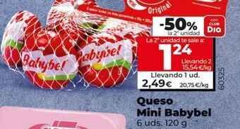 Maxi Dia Queso mini babybel oferta