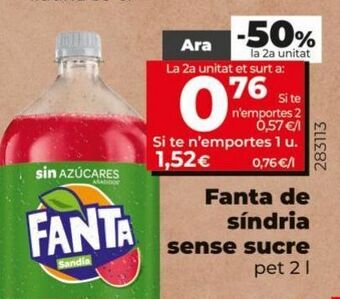 Maxi Dia Refrescos fanta oferta