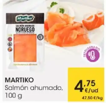 Eroski Martiko Salmón ahumado 100g oferta