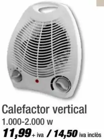 Ferrolan Calefactor Vertical 1000 - 2000 w oferta