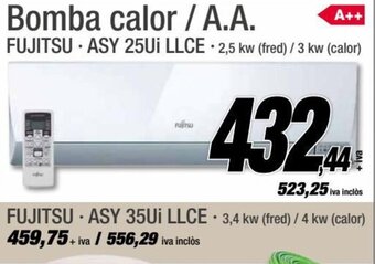 Ferrolan Bomba Calor / A.A. Fujitsu.ASY 25Ui LLCE oferta