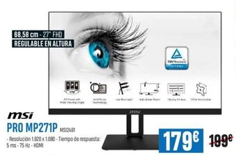 Beep MSI Pro MP271P oferta