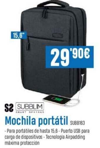Beep Subblim Mochila Portátil oferta