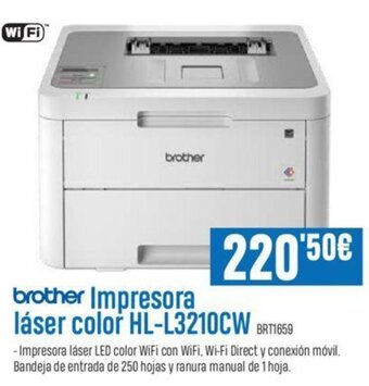 Beep Brother Impresora Láser Color HL-L3210CW oferta
