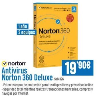 Beep Norton Antivirus Norton 360 Deluxe oferta