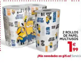 GiFi 2 Rollos De Papel Multiusos oferta