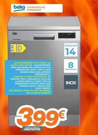 Pascual Martí Beko Lavavajillas oferta