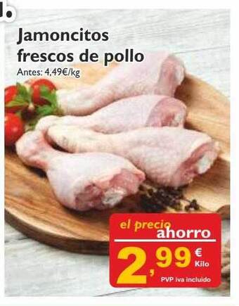 Supermercados La Despensa Jamoncitos Frescos De Pollo oferta