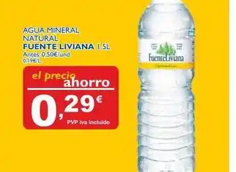 Supermercados La Despensa Agua Mineral Natural Fuente Liviana oferta