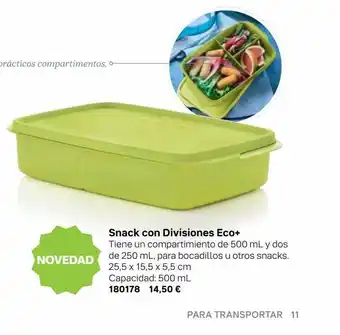 Snack Con Divisiones Eco+